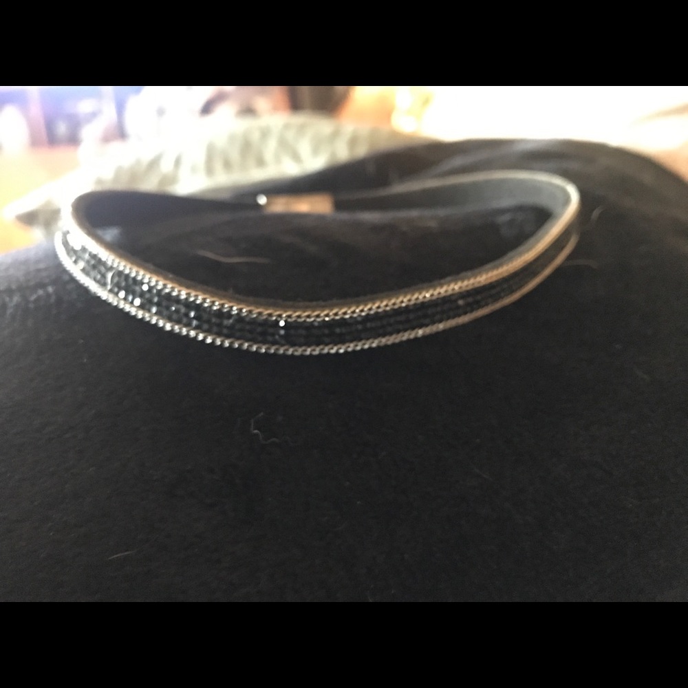 Rhinestone choker